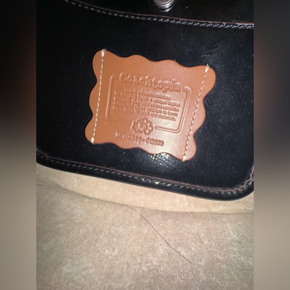 Coachtopia Crinkle Patent Coachtopia Leather With Spikes All Over Ergo - Picture 8 of 8